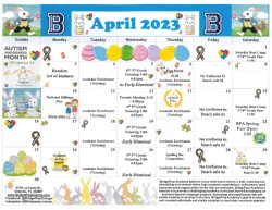 BPA of Orange- April Calendar 2022-2023